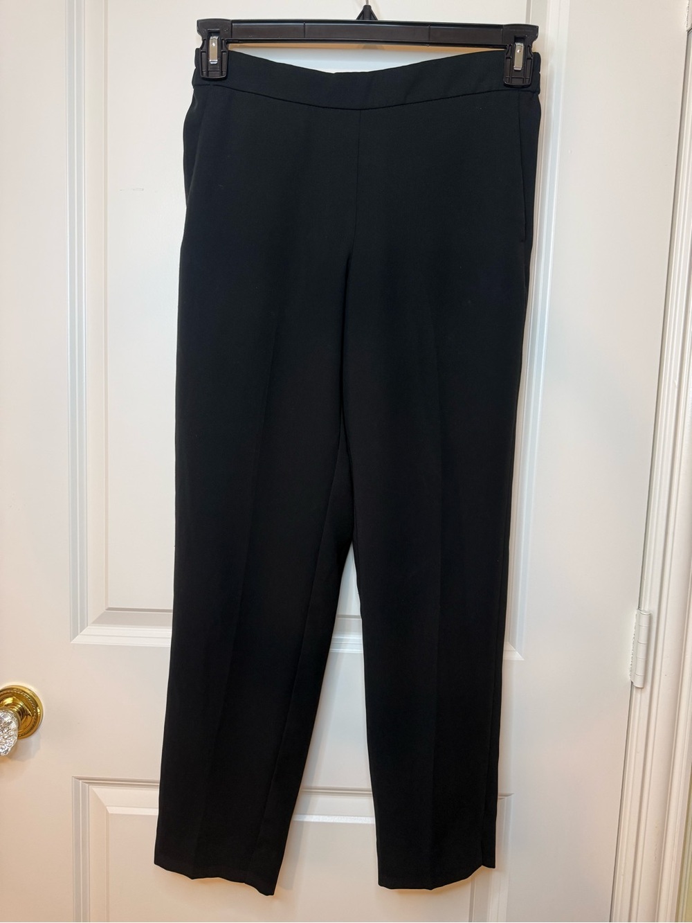 J Crew Black Straight-Leg Dress Pants